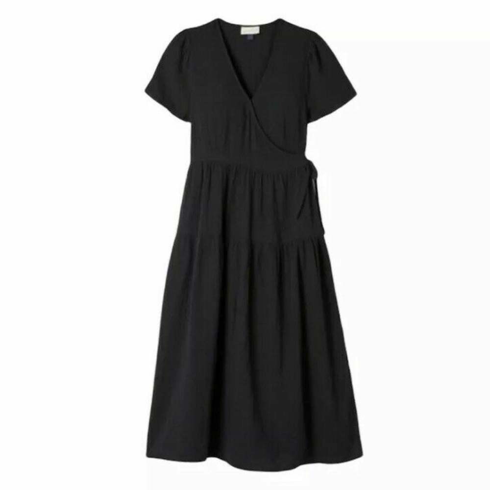 Target Universal Thread Black Muslim Maxi Wrap Dress